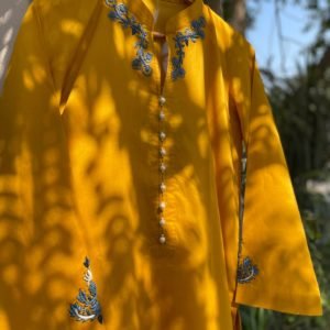 Mustard Kurta