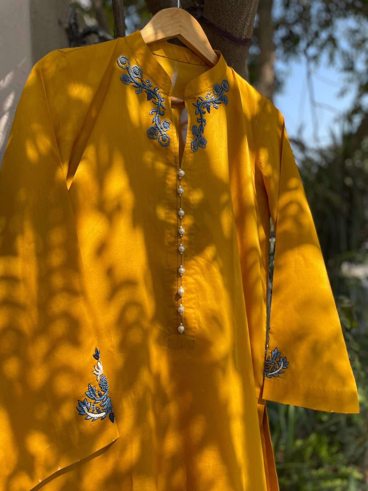 Mustard Kurta